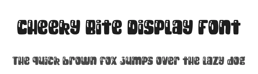 Cheeky Bite Display Font by Amber Nest Design — Display Font