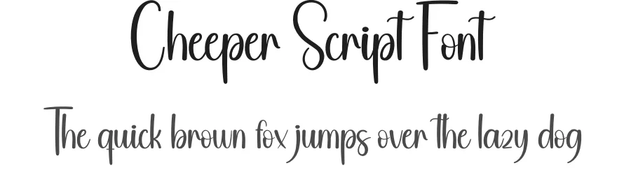 Cheeper Script Font by andikastudio — Script Handwritten Font