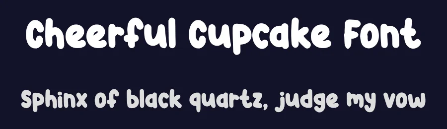 Cheerful Cupcake Font by Nadiratype — Display Font — thumbnail 2