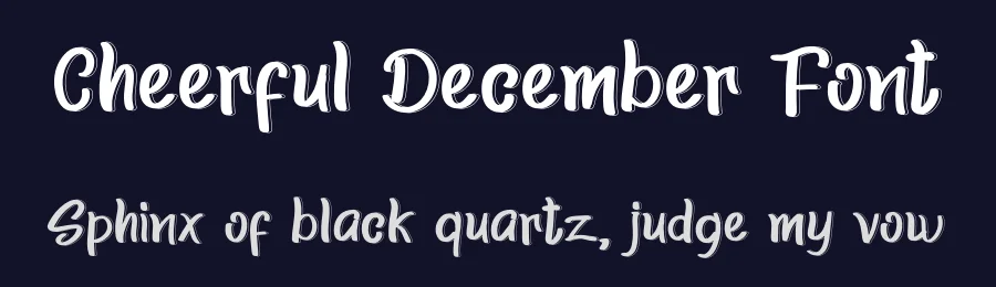 Cheerful December Font by inermediaSTUDIO — Display Font — thumbnail 2