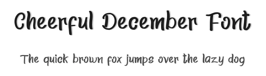 Cheerful December Font by inermediaSTUDIO — Display Font