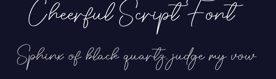 Cheerful Script Font by creativeletter — Script Handwritten Font — thumbnail 2
