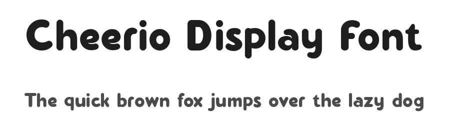 Cheerio Display Font by Creatifontstudios — Decorative Font