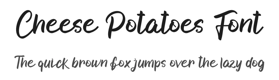 Cheese Potatoes Font by inermediaSTUDIO — Script Handwritten Font