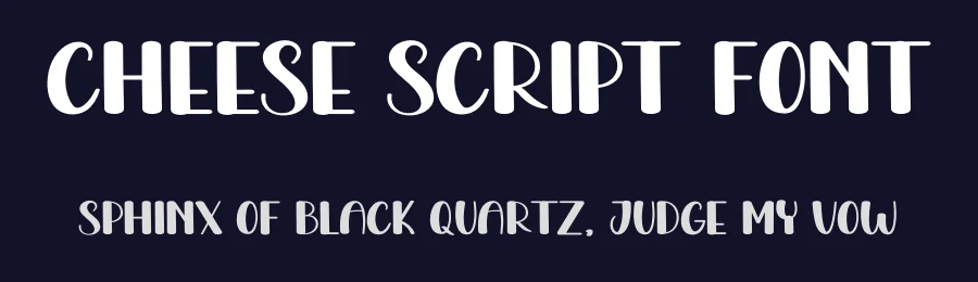 Cheese Script Font by freshtypeink — Display Font — thumbnail 2