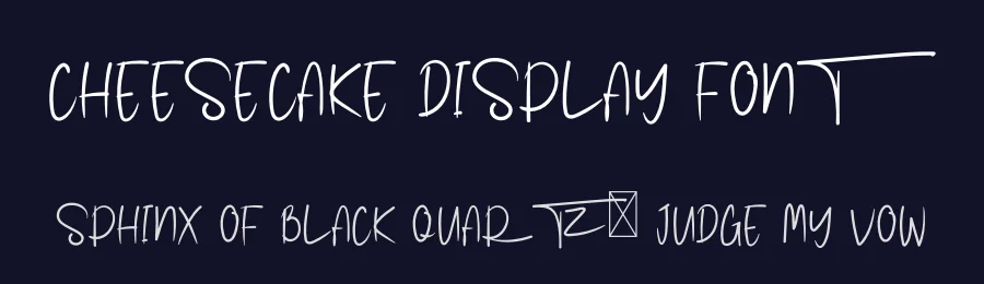 Cheesecake Display Font by levincreative — Script Handwritten Font — thumbnail 2
