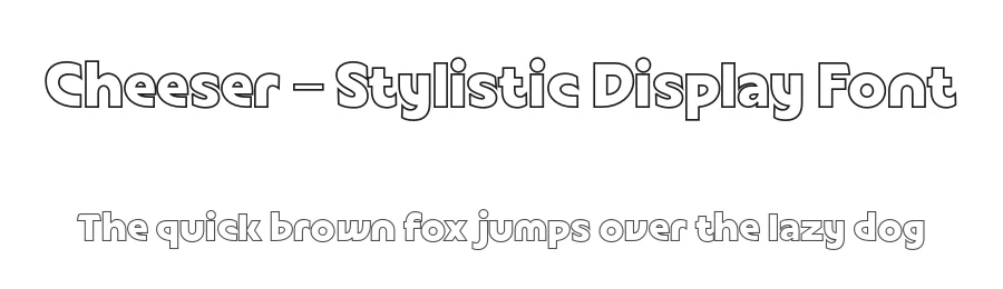 Cheeser – Stylistic Display Font by Casloop Studio — Decorative Font
