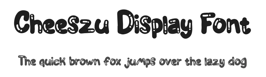 Cheeszu Display Font by Dhabee — Decorative Font