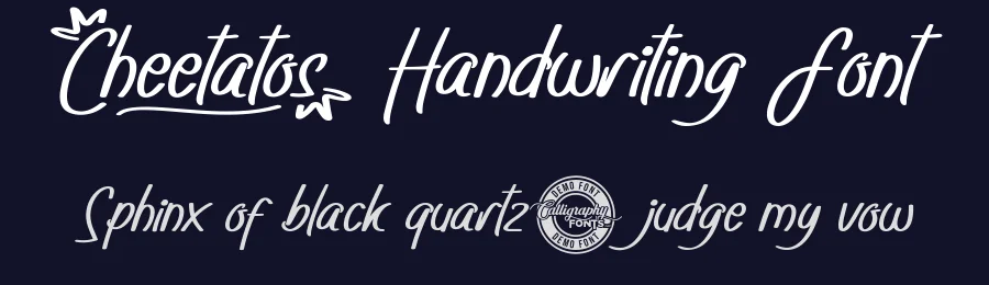 Cheetatos Handwriting Font by CalligraphyFonts.net — Script Handwritten Font — thumbnail 2