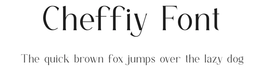 Cheffiy Font by ErmediaStudio — Serif Font