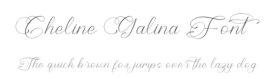 Cheline Galina Font by letterenastudios — Script Handwritten Font
