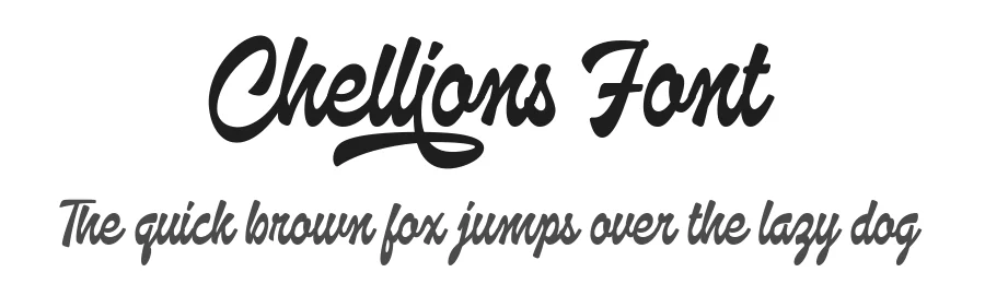 Chellions Font by Ketikata Studio — Script Handwritten Font