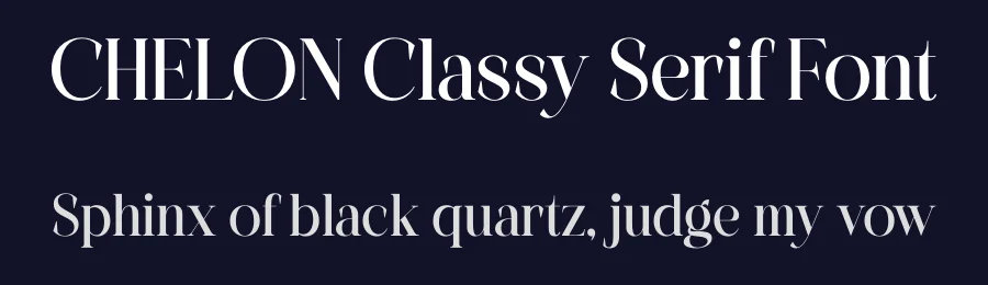 CHELON Classy Serif Font by Storytype — Serif Font — thumbnail 2