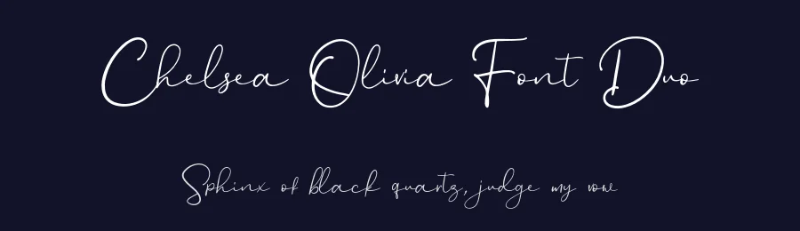 Chelsea Olivia Font Duo by Garisman Std — Script Handwritten Font — thumbnail 2