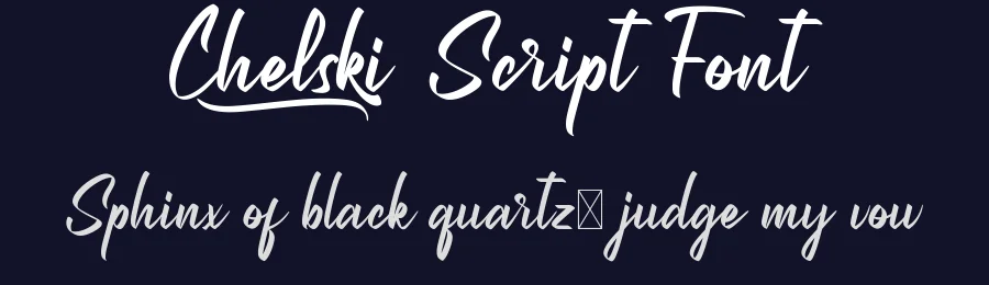 Chelski Script Font by nihstudio — Script Handwritten Font — thumbnail 2