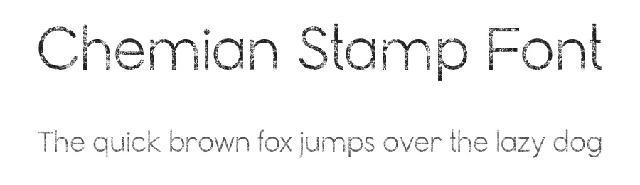 Chemian Stamp Font by craftsupplyco — Sans Serif Font