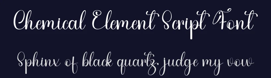 Chemical Element Script Font by freshtypeink — Script Handwritten Font — thumbnail 2