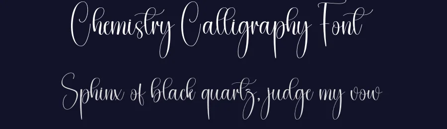 Chemistry Calligraphy Font by creativeletter — Script Handwritten Font — thumbnail 2