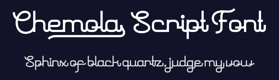 Chemola Script Font by Lettersweet — Display Font — thumbnail 2