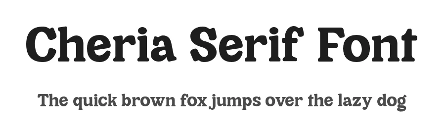 Cheria Serif Font by Dharmas Studio — Decorative Font