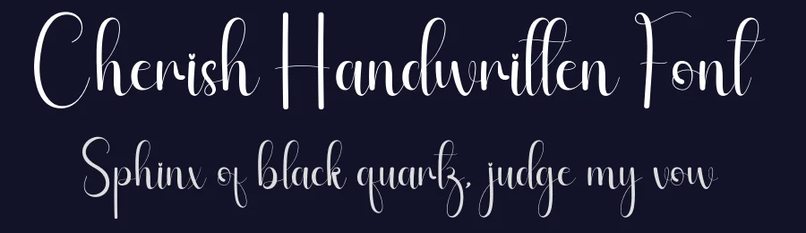 Cherish Handwritten Font by andikastudio — Script Handwritten Font — thumbnail 2