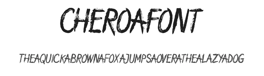 Chero Font by Taboja Std — Blackletter Font