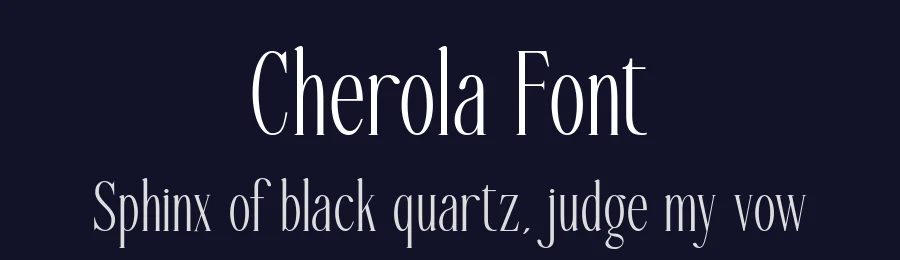 Cherola Font by alit design — Serif Font — thumbnail 2