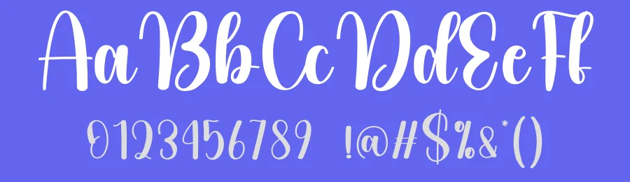 Cherry Bloosom Script Font by creativeletter — Script Handwritten Font — thumbnail 3