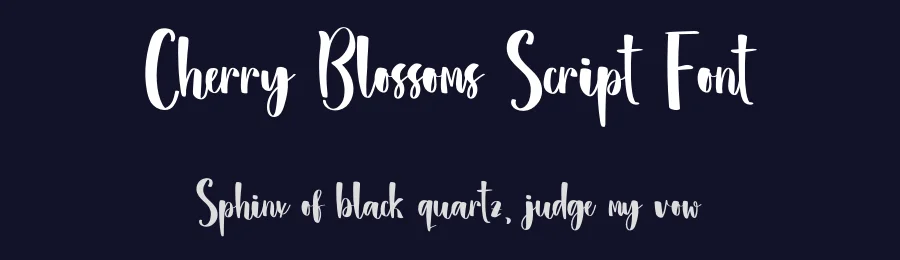 Cherry Blossoms Script Font by inermediaSTUDIO — Script Handwritten Font — thumbnail 2