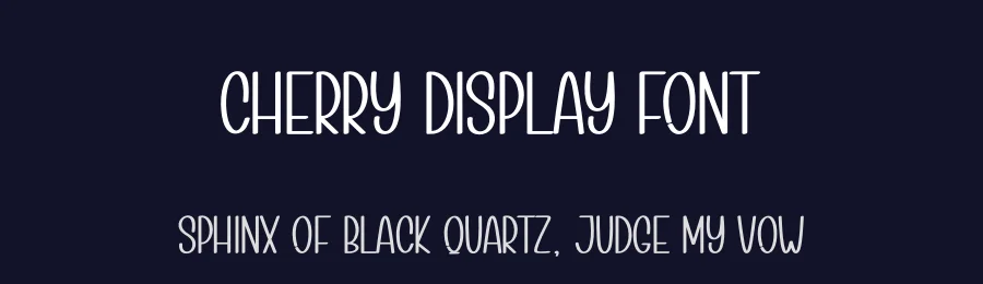Cherry Display Font by Berkah Shop — Display Font — thumbnail 2