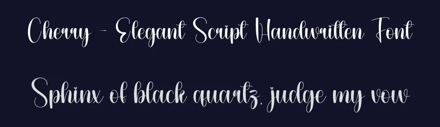 Cherry – Elegant Script Handwritten Font by andikastudio — Script Handwritten Font — thumbnail 2