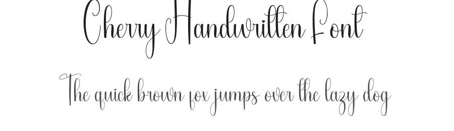 Cherry Handwritten Font by andikastudio — Script Handwritten Font