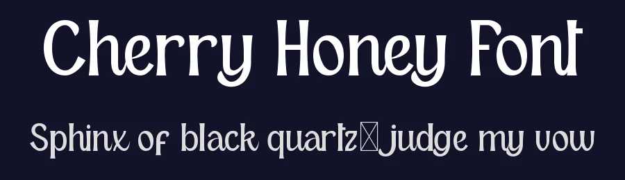Cherry Honey Font by RaisProject — Sans Serif Font — thumbnail 2