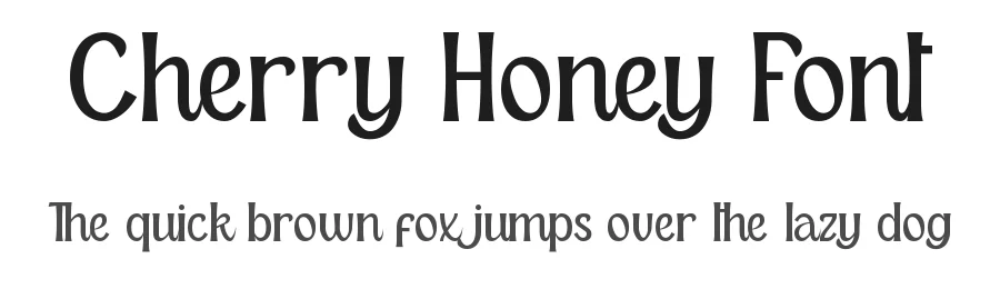 Cherry Honey Font by RaisProject — Sans Serif Font
