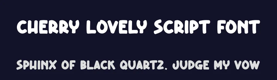 Cherry Lovely Script Font by andikastudio — Display Font — thumbnail 2
