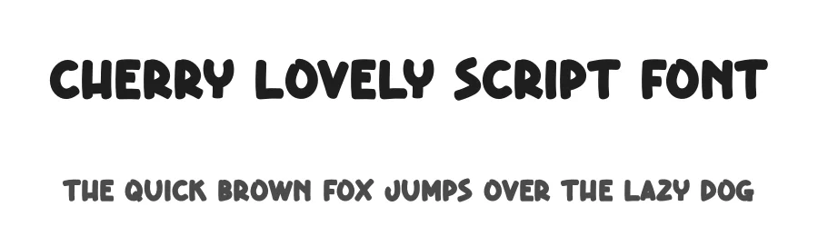 Cherry Lovely Script Font by andikastudio — Display Font