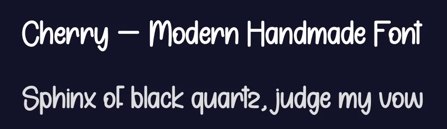 Cherry – Modern Handmade Font by andikastudio — Display Font — thumbnail 2