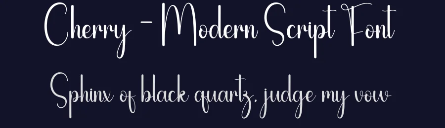 Cherry – Modern Script Font by andikastudio — Script Handwritten Font — thumbnail 2