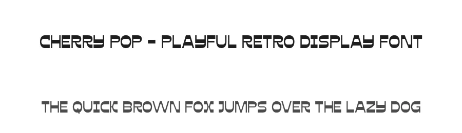 Cherry Pop – Playful Retro Display Font by Linecreative — Decorative Font