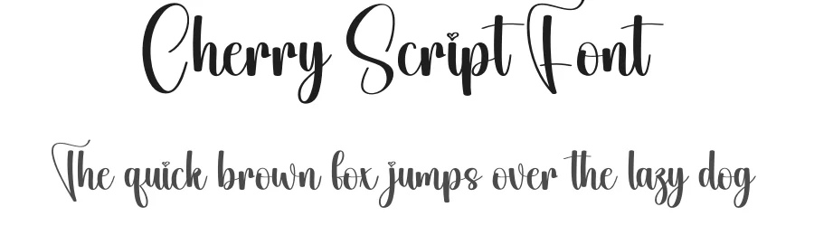 Cherry Script Font by andikastudio — Script Handwritten Font