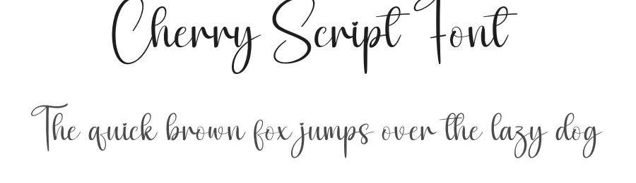 Cherry Script Font by andikastudio — Script Handwritten Font