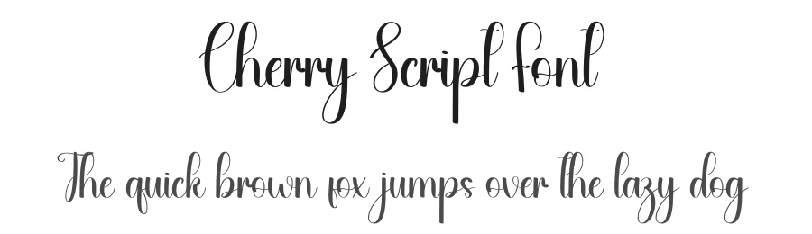 Cherry Script Font by andikastudio — Script Handwritten Font