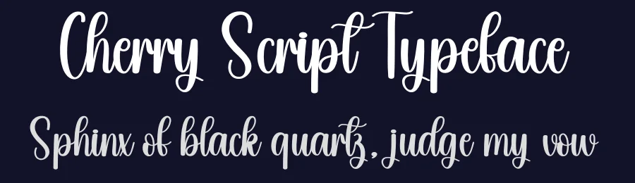 Cherry Script Typeface by andikastudio — Script Handwritten Font — thumbnail 2