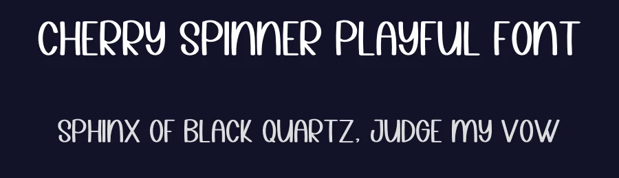 Cherry Spinner Playful Font by inermediaSTUDIO — Display Font — thumbnail 2