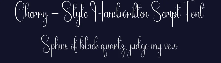 Cherry – Style Handwritten Script Font by andikastudio — Script Handwritten Font — thumbnail 2