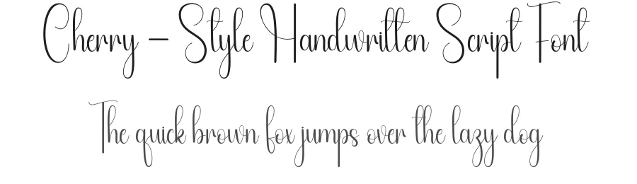 Cherry – Style Handwritten Script Font by andikastudio — Script Handwritten Font