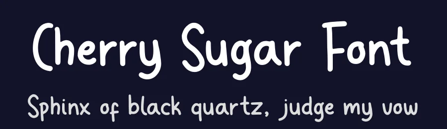 Cherry Sugar Font by Denustudios — Script Handwritten Font — thumbnail 2