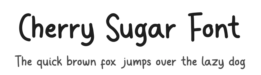 Cherry Sugar Font by Denustudios — Script Handwritten Font