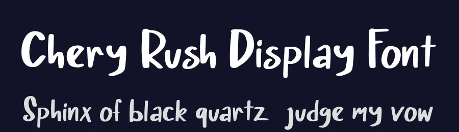 Chery Rush Display Font by D&K_project — Script Handwritten Font — thumbnail 2