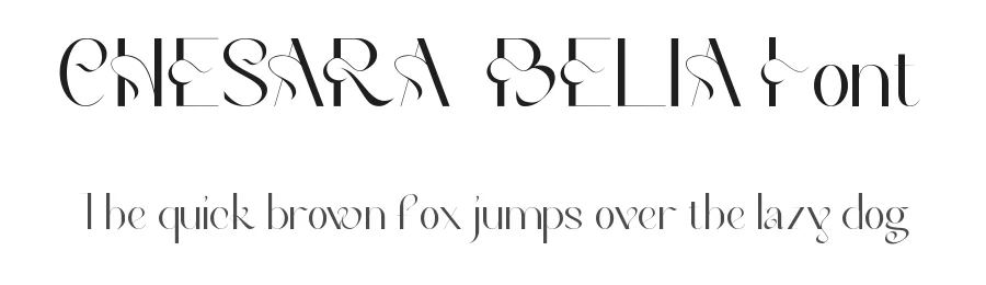 Chesara Belia Font by CalligraphyFonts.net — Serif Font